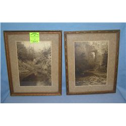 Pair of early 20th century framed photos