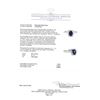 Image 5 : 18KT White Gold 1.49 ctw Sapphire and Diamond Ring