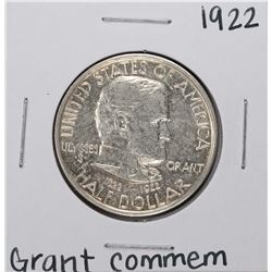 1922 Grant Commemorative Half Dollar Coin