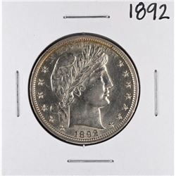1892 Barber Half Dollar Coin