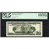 Image 1 : 1996 $20 Federal Reserve Note Full Face Offset ERROR PCGS Choice About New 55PPQ