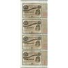 Image 1 : Uncut Sheet of (4) State of Louisiana Baby Bond Obsolete Notes