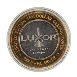 .999 Fine Silver Luxor Las Vegas, NV $10 Limited Edition Gaming Token