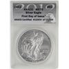 Image 1 : 2012 $1 American Silver Eagle Coin ANACS MS70 First Day Of Issue