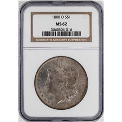 1888-O $1 Morgan Silver Dollar Coin NGC MS62