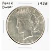 Image 1 : 1928 $1 Peace Silver Dollar Coin