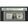Image 1 : 1935A $1 Hawaii Silver Certificate WWII Emergency Note PMG Choice Uncirculated 64