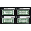 Image 2 : (4) Consecutive 1928A $1 Silver Certificate Notes Fr.1601 PMG Gem Uncirculated 66EPQ