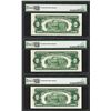 Image 2 : Lot of (3) Consecutive 1953C $2 Legal Tender Notes Fr.1512 PMG Gem Uncirculated 66EPQ