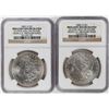 Image 1 : Lot of 1883-O & 1884-O $1 Morgan Silver Dollar Coins NGC Brilliant Uncirculated