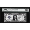Image 1 : 1928A $1 Funnyback Silver Certificate Note Fr.1601 PMG Gem Uncirculated 66EPQ
