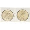 Image 2 : Lot of (2) 1925-S $1 Peace Silver Dollar Coins