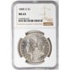 Image 1 : 1888-O $1 Morgan Silver Dollar Coin NGC MS63