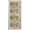 Image 1 : Uncut Sheet of (4) State of Louisiana Baby Bond Obsolete Notes