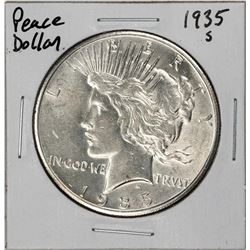 1935-S $1 Peace Silver Dollar Coin