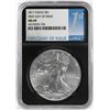 Image 1 : 2017 $1 American Silver Eagle Coin NGC MS69 First Day Of Issue