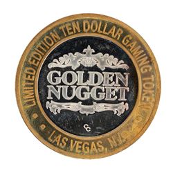 .999 Silver Golden Nugget Las Vegas $10 Limited Edition Casino Gaming Token