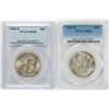 Image 1 : Lot of 1946-D to 1947-D Walking Liberty Half Dollar Coins PCGS MS65