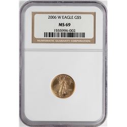 2006-W $5 American Gold Eagle Coin NGC MS69