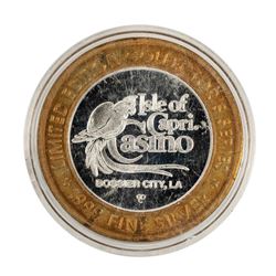 .999 Fine Silver Isle of Capri Casino Louisiana $10 Limited Edition Gaming Token