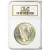Image 1 : 1923 $1 Peace Silver Dollar Coin NGC MS65