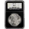 Image 1 : 1884 $1 Morgan Silver Dollar Coin NGC MS62