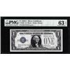 Image 1 : 1928A $1 Funnyback Silver Certificate Note Fr.1601 PMG Choice Uncirculated 63EPQ