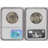 Image 2 : Lot of 1945-D to 1946-D Walking Liberty Half Dollar Coins NGC MS65