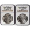 Image 1 : Lot of  (2) 1884-O $1 Morgan Silver Dollar Coins NGC Brilliant Uncirculated