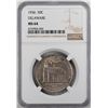 Image 1 : 1936 Delaware Tercentenary Commemorative Half Dollar Coin NGC MS64