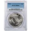 Image 1 : 1923 $1 Peace Silver Dollar Coin PCGS MS64