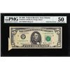 Image 1 : 1985 $5 Federal Reserve Note Atlanta Fold Over ERROR PMG About Uncirculated 50