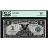 Image 1 : 1899 $1 Black Eagle Silver Certificate Note Fr.228 PCGS Very Fine 30