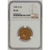 Image 1 : 1909-D $5 Liberty Head Half Eagle Gold Coin NGC XF45