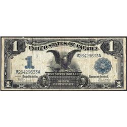 1899 $1 Black Eagle Silver Certificate Note