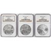 Image 1 : 2006-2008 $1 American Silver Eagle Coin Coins NGC MS69