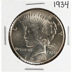 1934 $1 Peace Silver Dollar Coin