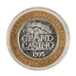 .999 Fine Silver Grand Casino $10 Limited Edition Gaming Token