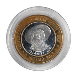 .999 Silver Buffalo Bills Resort & Casino Primm, NV $10 Limited Edition Gaming Token
