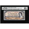 Image 1 : 1954 $50 Bank of Canada Note BC-42a PMG Gem Uncirculated 65EPQ
