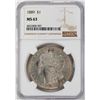 Image 1 : 1889 $1 Morgan Silver Dollar Coin NGC MS63