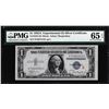 Image 1 : 1935A $1 Silver Certificate Experimental "S" Note Fr.1610 PMG Gem Uncirculated 65EPQ