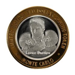 .999 Silver Monte Carlo Las Vegas, Nevada $10 Casino Limited Edition Gaming Token