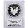 Image 2 : 2014-W $1 American Silver Eagle Proof Coin PCGS PR69DCAM W/Edmund C. Moy Signature