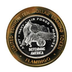 .999 Fine Silver Flamingo Las Vegas, Nevada $10 Limited Edition Gaming Token