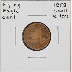 1858 Small Letters Flying Eagle Cent Coin