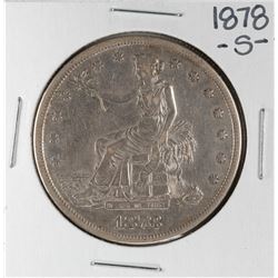 1878-S $1 Trade Silver Dollar Coin