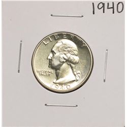 1940 Washington Quarter Coin