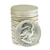 Image 1 : Roll of (20) Brilliant Uncirculated 1963-D Franklin Half Dollar Coins