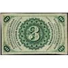 Image 2 : March 3, 1863 3 Cents 3rd Issue Fractional Currency Note